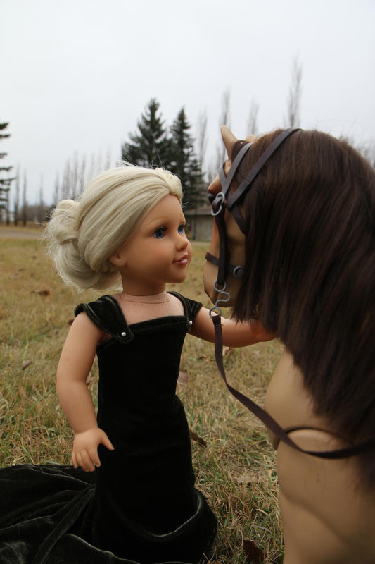 18” doll gown; doll dress