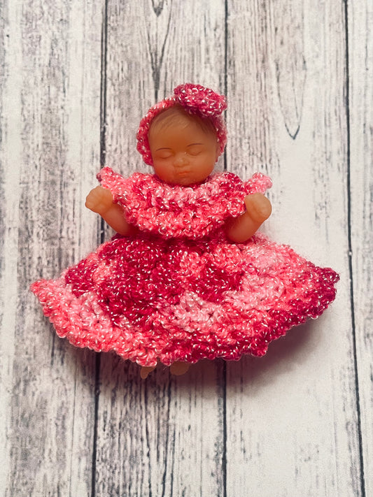 Custom Mini Dress Set for 2.5” Dolls