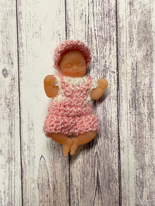 Custom Mini Overalls Set for 2.5” Dolls