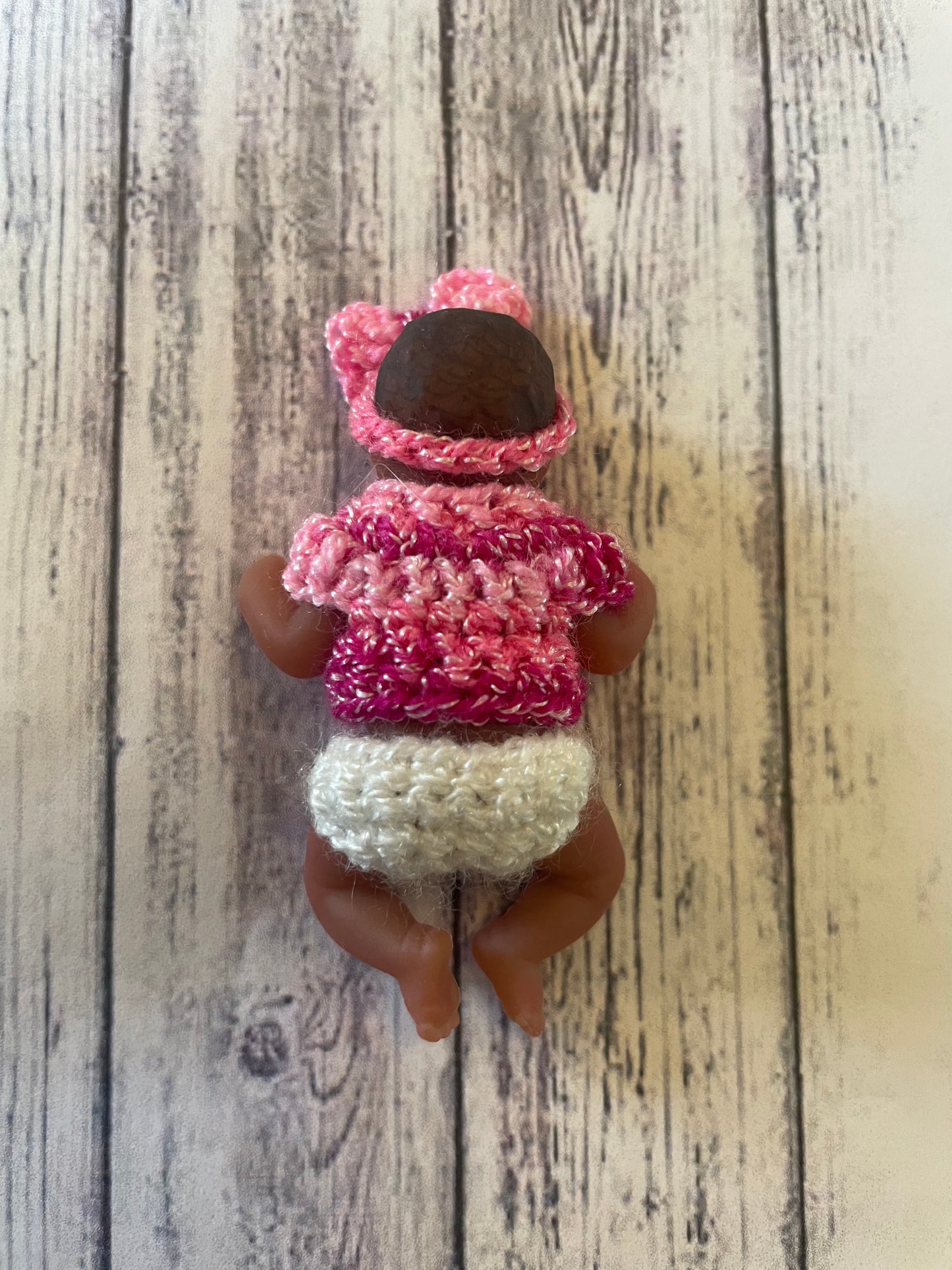Custom Mini Sweater Set for 2.5” Dolls