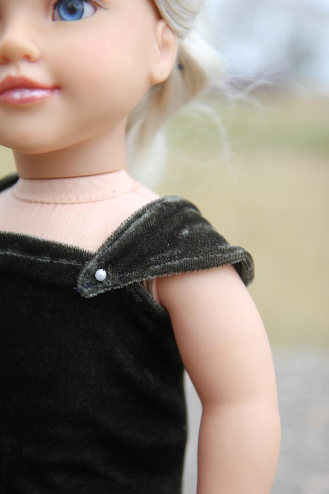 18” doll gown; doll dress