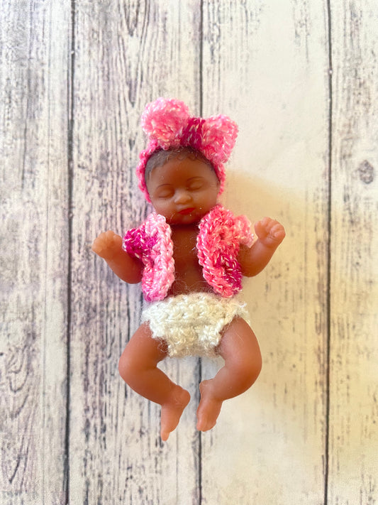 Custom Mini Sweater Set for 2.5” Dolls