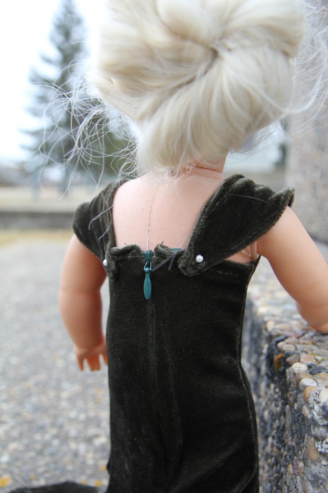 18” doll gown; doll dress