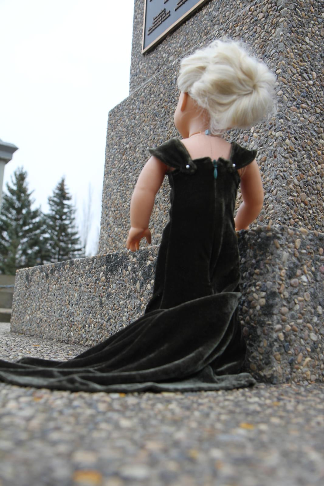 18” doll gown; doll dress