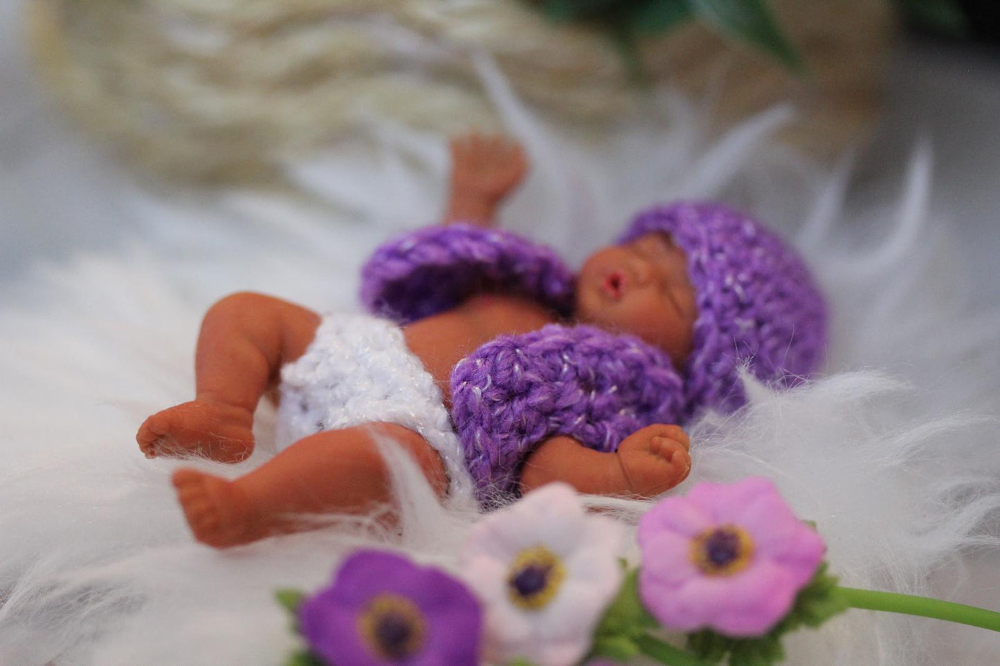 Custom Mini Sweater Set for 2.5” Dolls