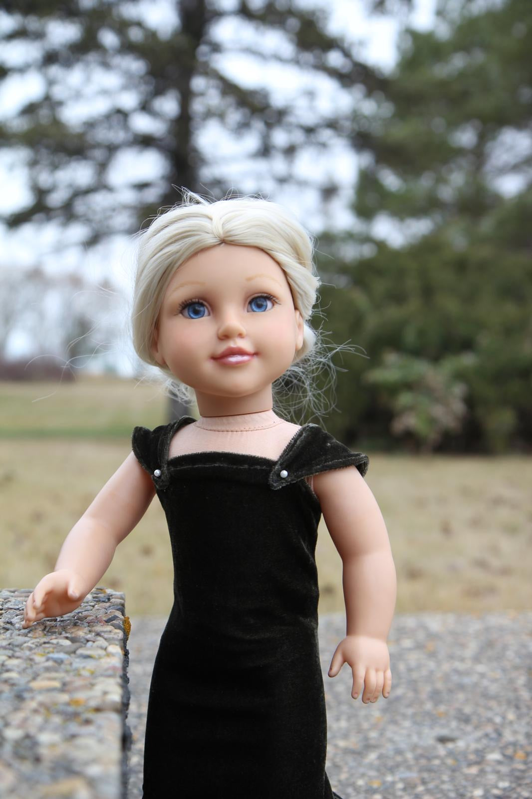 18” doll gown; doll dress