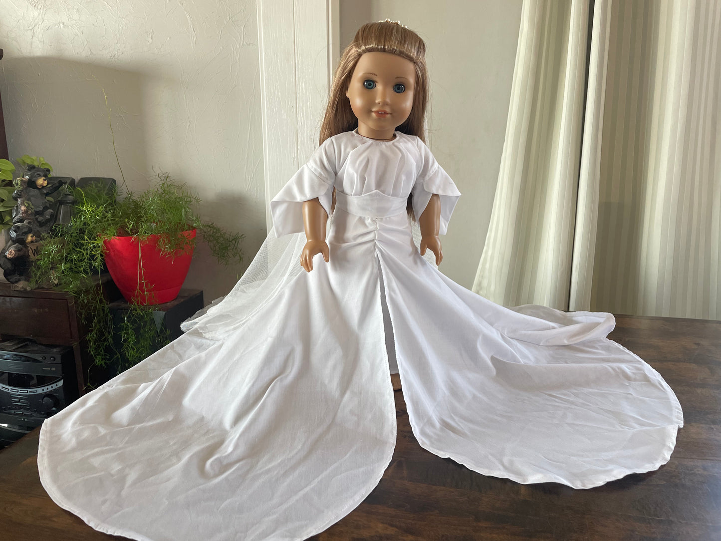 18” doll Lily wedding dress