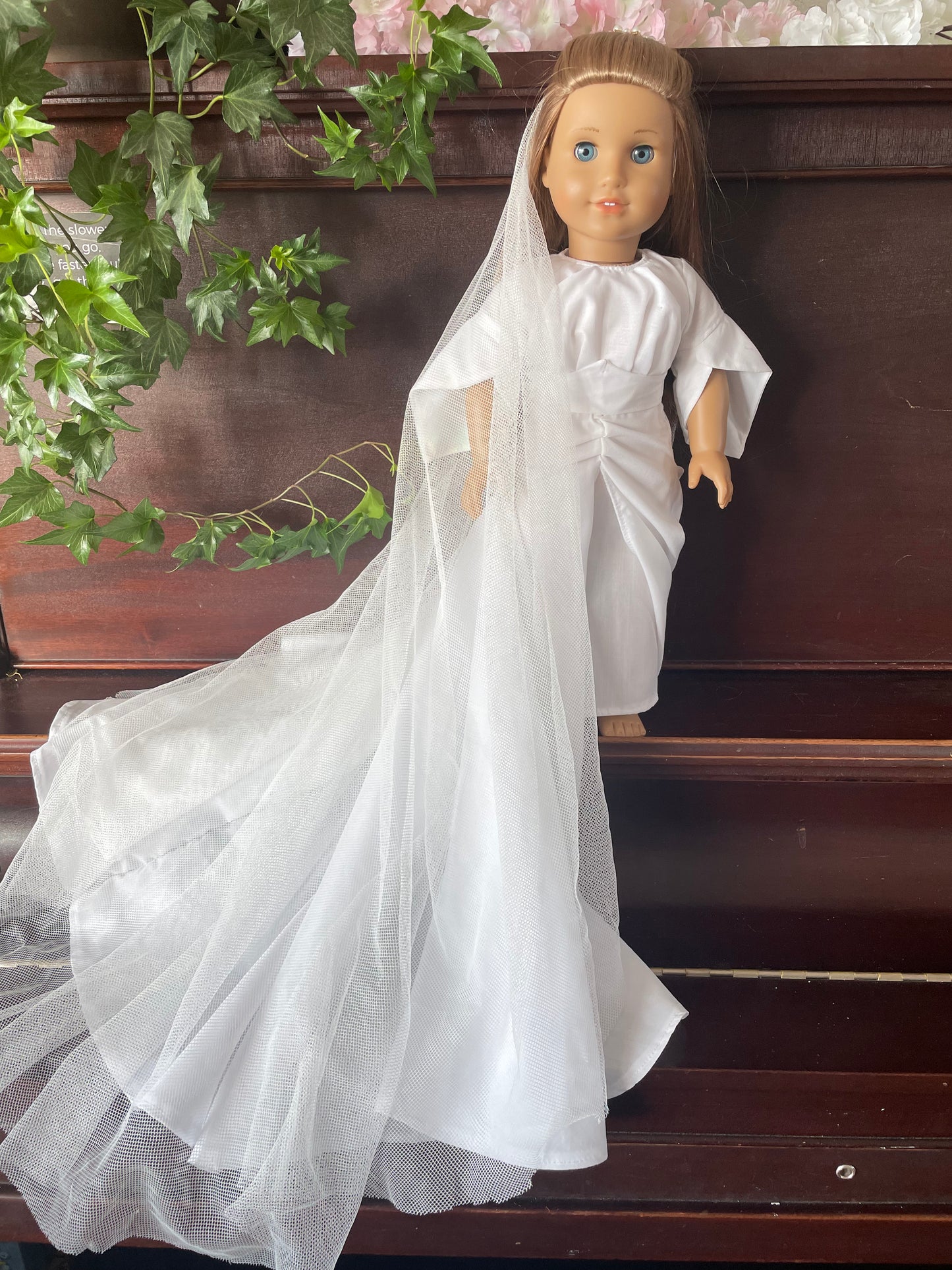 18” doll Lily wedding dress