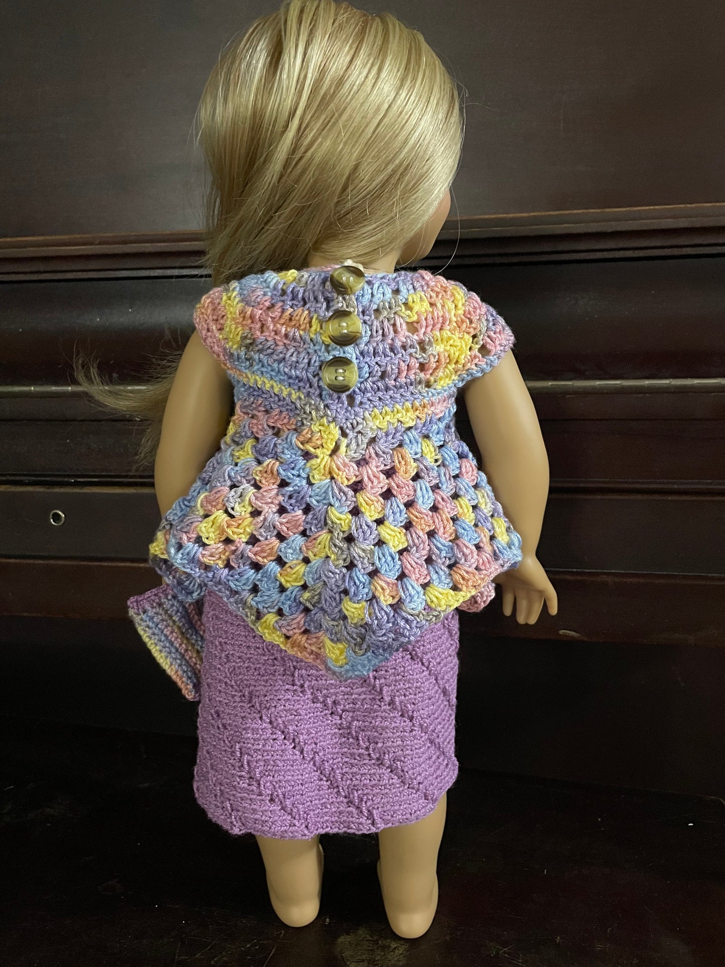 18” doll crochet outfit