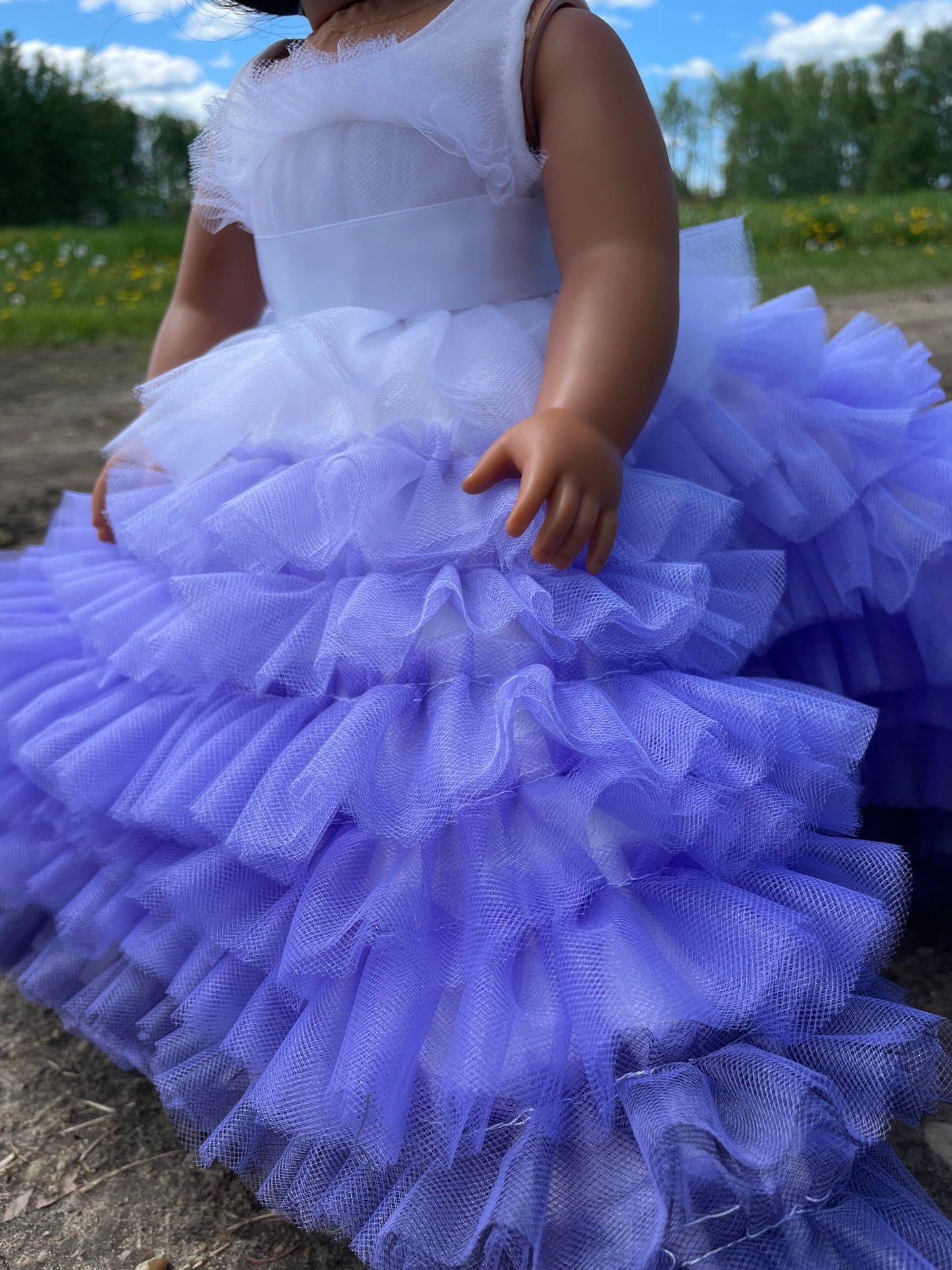 18” doll ball gown