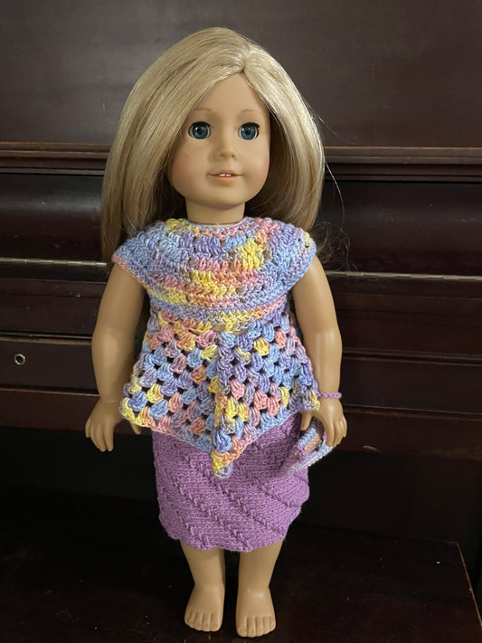 18” doll crochet outfit