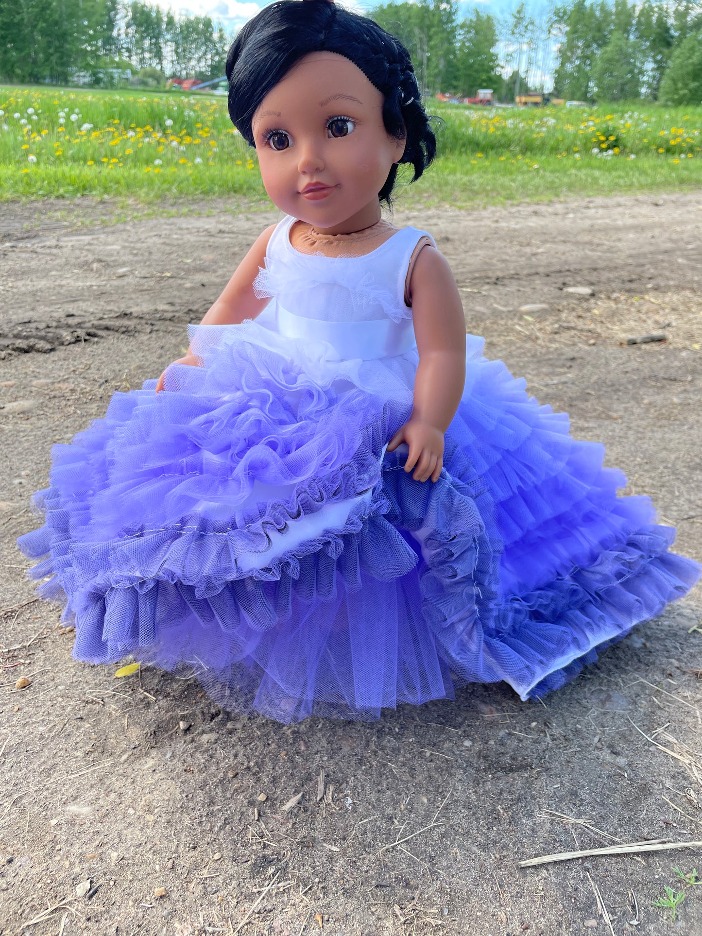 18” doll ball gown