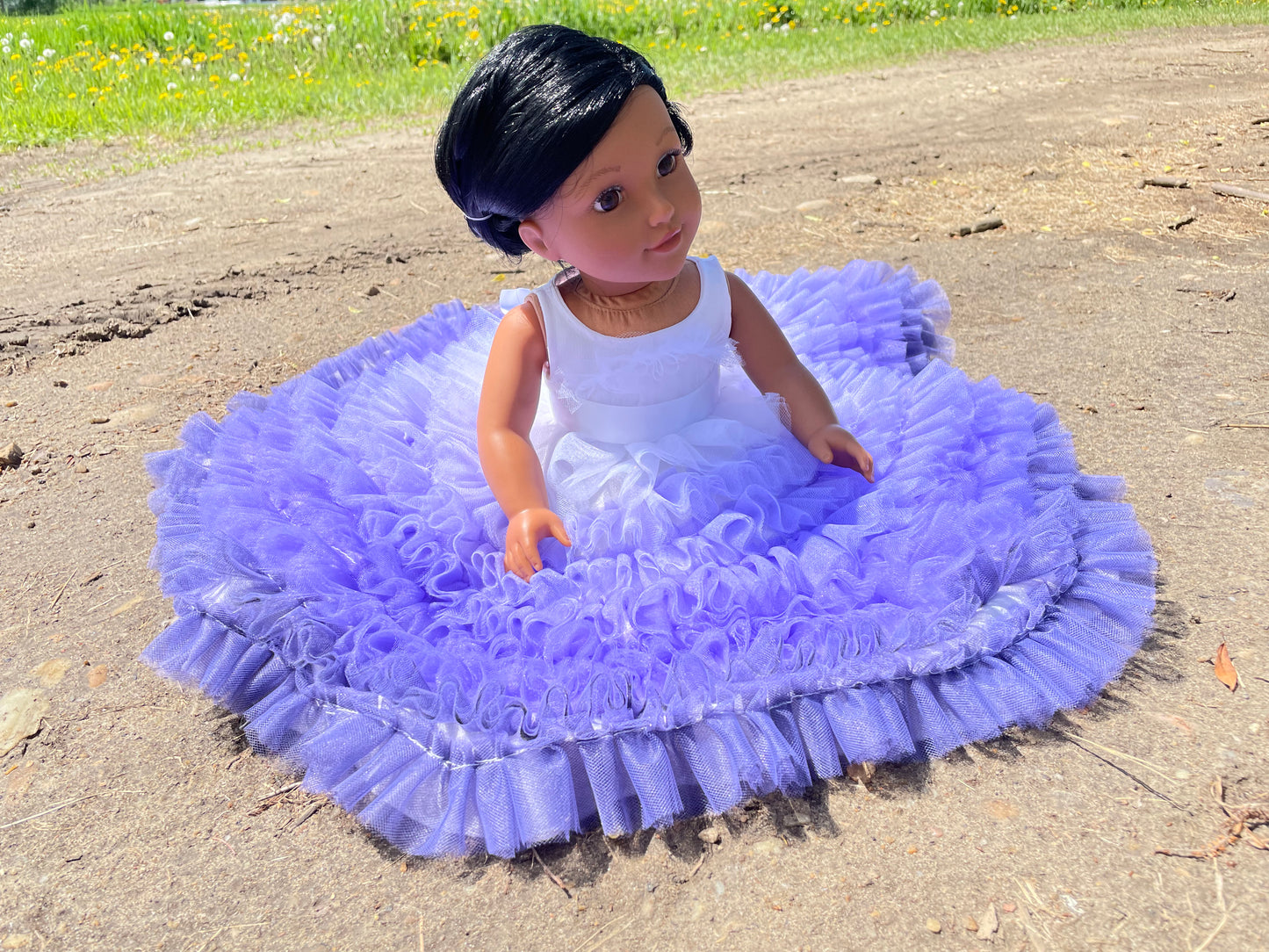 18” doll ball gown